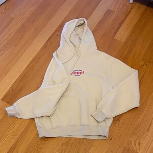 Women's Cream Hoodie Sweater